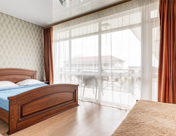 Улучшенный 3-местный 1-комнатный улучшенный - Отель «Райский уголок» Алахадзы