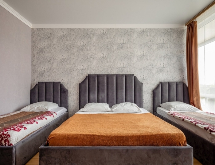 Улучшенный 3-местный 1-комнатный улучшенный ТВИН - Отель «Райский уголок» Алахадзы